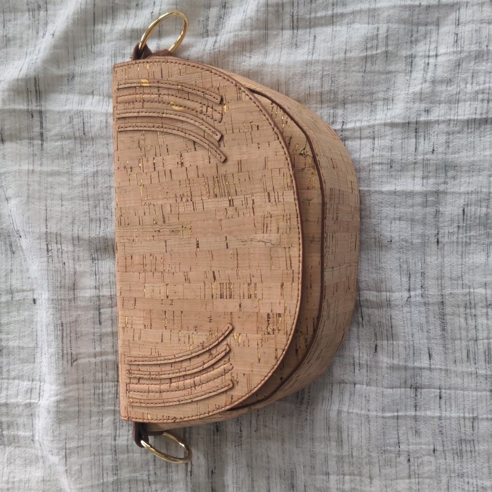 New with Tags Queork Cork Handbag